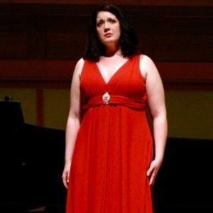 Red Sleeveless Empire-waisted Plus Size Dress